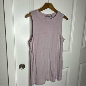 Athleta Light Purple Scoop Neck Wide Strap Tank Top Size Medium Petite